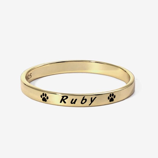 Stackable Pet Band Ring